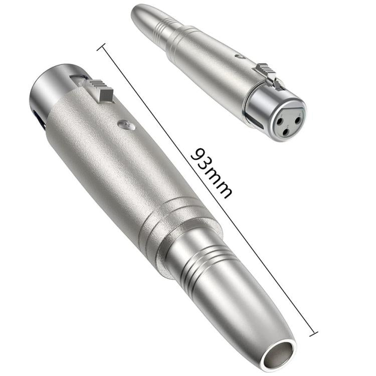 JUNSUNMAY XLR Female to 6.35mm Female Audio Adapter