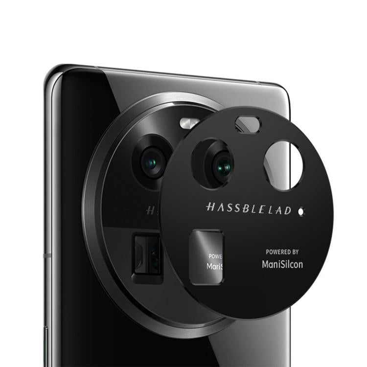 For OPPO Find X6 Kalebol Black Metal Hollow Lens Protection Ring