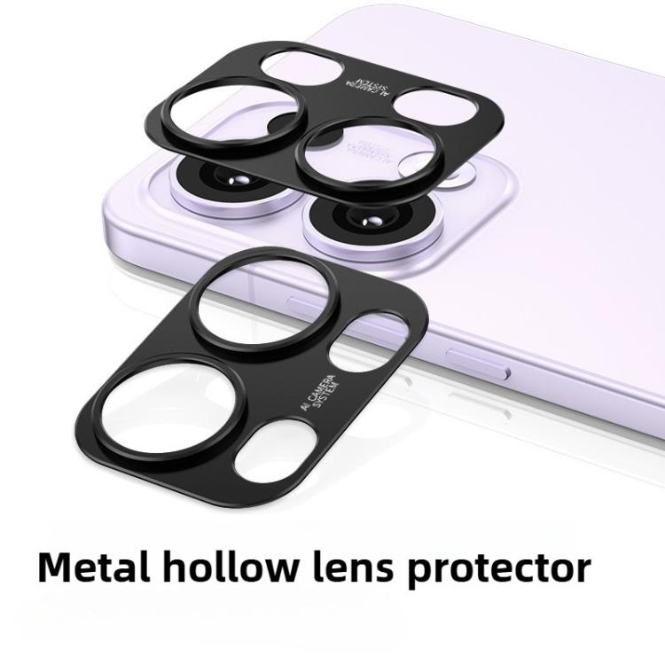 For OPPO Reno13 Pro 5G Kalebol Black Metal Hollow Lens Protection Ring