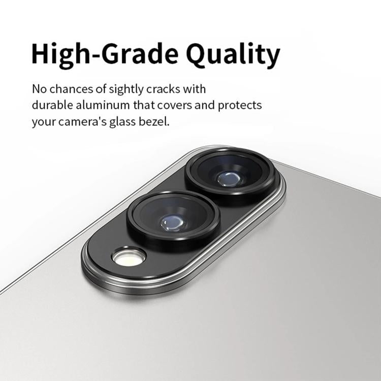 For Samsung Galaxy S25 Edge 5G Kalebol Metal Hollow Lens Protection Ring