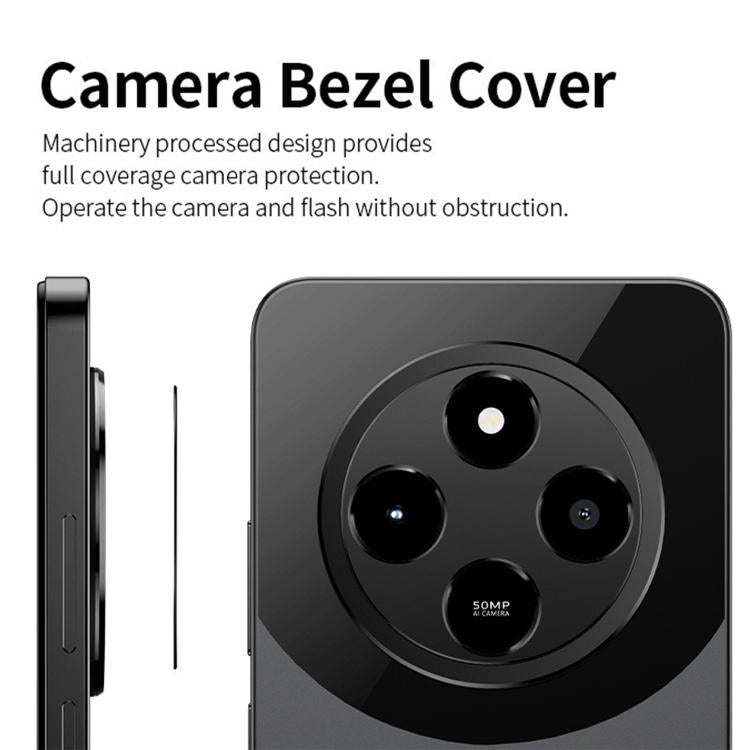 For Redmi 14C  5G Kalebol Metal Hollow Lens Protection Ring