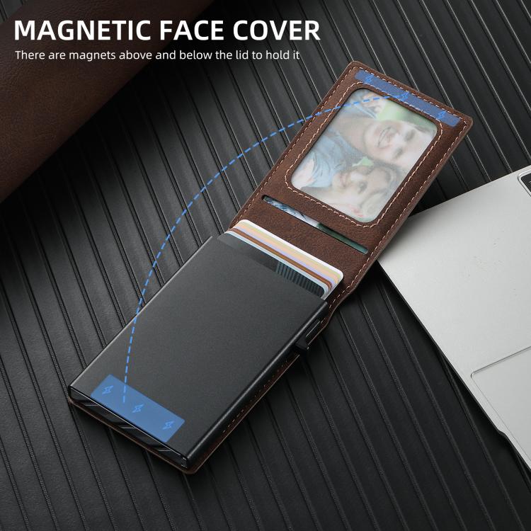 For Google Pixel 9 Suteni H19 Litchi Grain 2-in-1 Removable Card Box Back Phone Case(Brown)