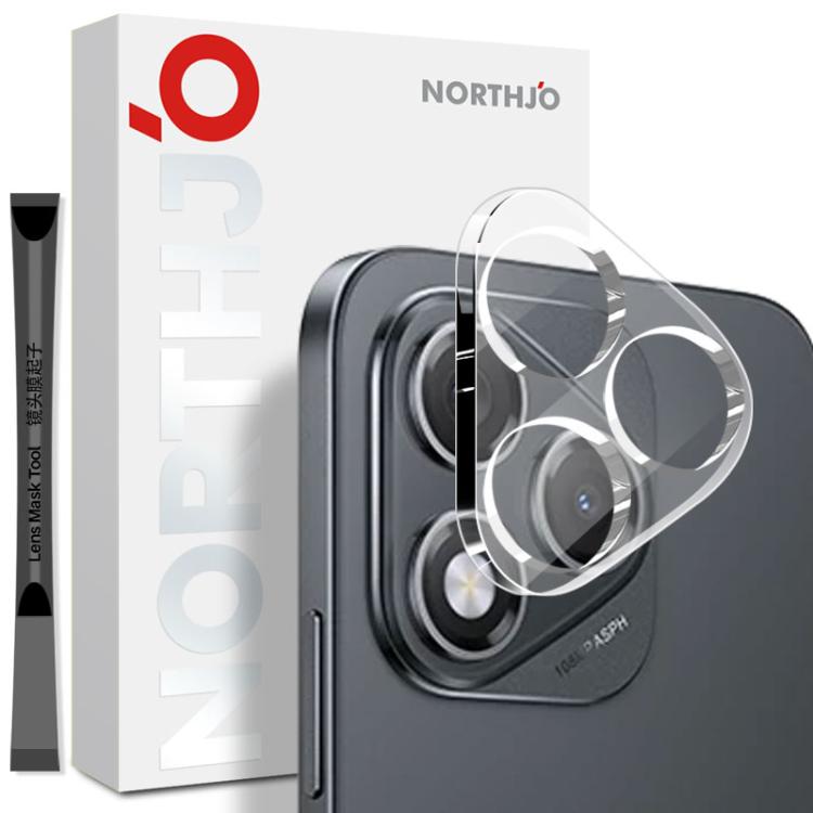 For Honor 400 Lite Global NORTHJO Camera Lens Protector 3D HD Tempered Glass Film(Clear)