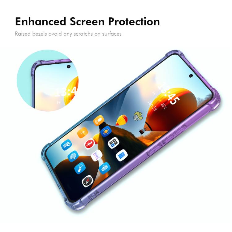 For Huawei nova 14 Pro ENKAY Hat-Prince Gradient Airbag TPU Phone Case(Blue Pink)