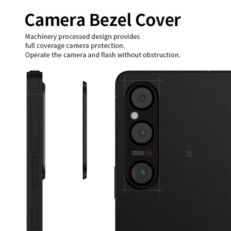 For Sony Xperia 1 VI Kalebol Eagle Eye One Piece Full-Coverage Metal Lens Ring Film(Red)