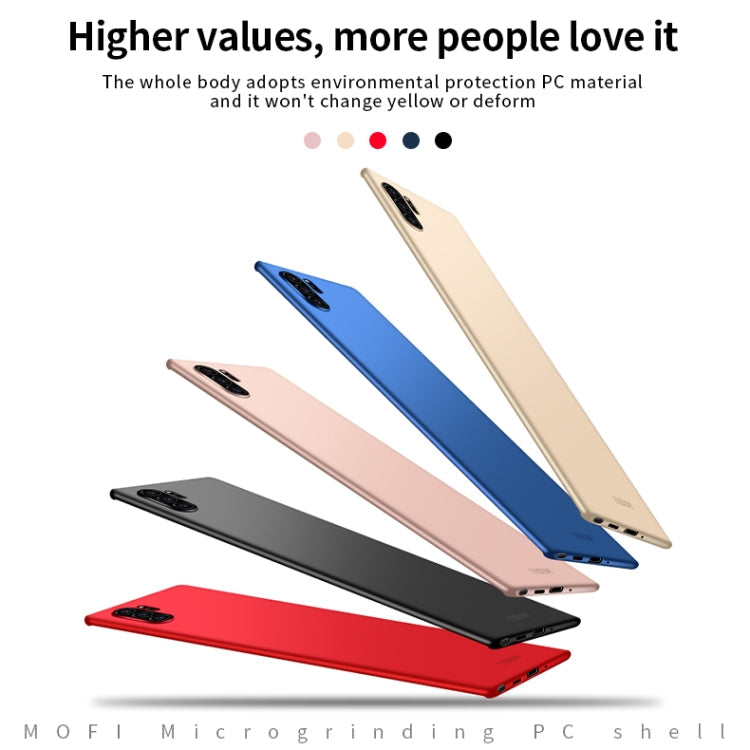 MOFI Frosted PC Ultra-thin Hard Case for Galaxy Note10 Pro(Gold)