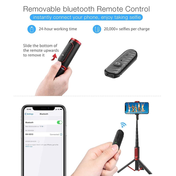 M18 Portable Selfie Stick Remote Control Mobile Phone Holder
