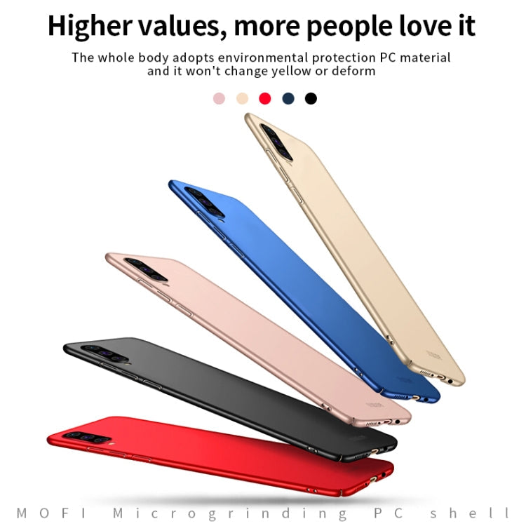 For Galaxy A70 MOFI Frosted PC Ultra-thin Hard Case(Red)