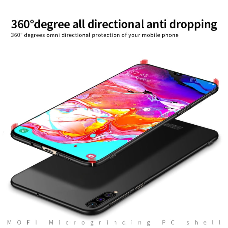 For Galaxy A70 MOFI Frosted PC Ultra-thin Hard Case(Red)