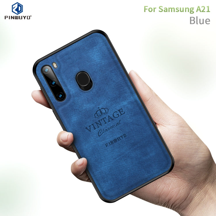 PINWUYO Zun Series PC + TPU + Skin Waterproof And Anti-fall All-inclusive Protective Shell, For Galaxy A01, For Galaxy A21, For Galaxy A41, For Galaxy A81