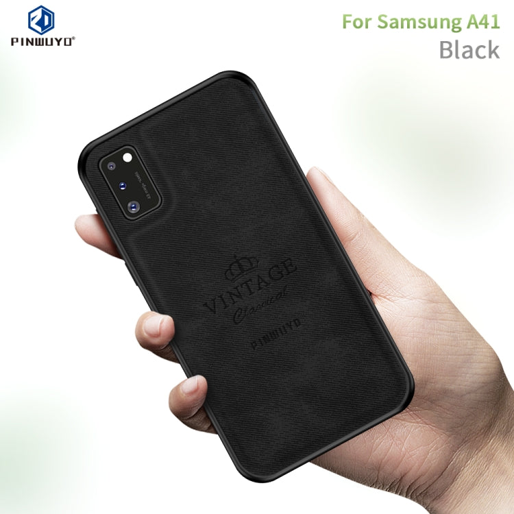 PINWUYO Zun Series PC + TPU + Skin Waterproof And Anti-fall All-inclusive Protective Shell, For Galaxy A01, For Galaxy A21, For Galaxy A41, For Galaxy A81