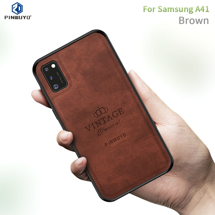 PINWUYO Zun Series PC + TPU + Skin Waterproof And Anti-fall All-inclusive Protective Shell, For Galaxy A01, For Galaxy A21, For Galaxy A41, For Galaxy A81