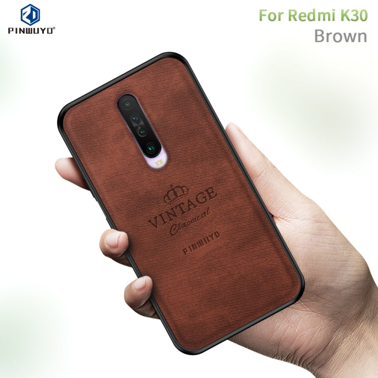 PINWUYO Zun Series PC + TPU + Skin Waterproof And Anti-fall All-inclusive Protective Shell, For Oneplus 8, For Oneplus 8 Pro, For Xiaomi 10 / 10 Pro, For Xiaomi Redmi K30