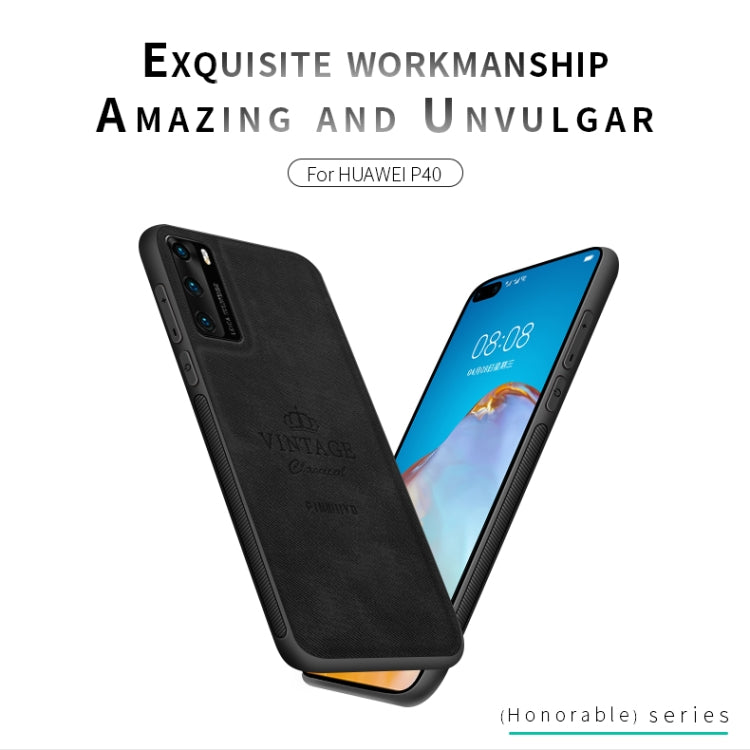 PINWUYO Zun Series PC + TPU + Skin Waterproof And Anti-fall All-inclusive Protective Shell, For Huawei P40, For Huawei P40 pro / P40pro+, For Huawei Y7P/P40Lite E/Honor9C, For OPPO Realme 6 Pro