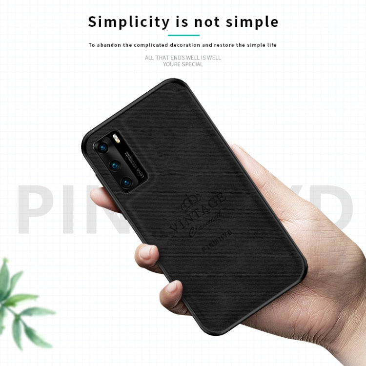 PINWUYO Zun Series PC + TPU + Skin Waterproof And Anti-fall All-inclusive Protective Shell, For Huawei P40, For Huawei P40 pro / P40pro+, For Huawei Y7P/P40Lite E/Honor9C, For OPPO Realme 6 Pro