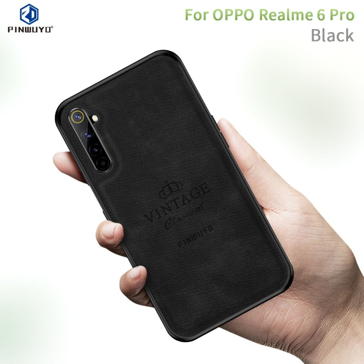 PINWUYO Zun Series PC + TPU + Skin Waterproof And Anti-fall All-inclusive Protective Shell, For Huawei P40, For Huawei P40 pro / P40pro+, For Huawei Y7P/P40Lite E/Honor9C, For OPPO Realme 6 Pro