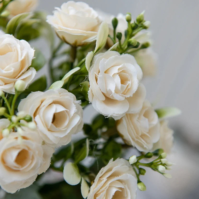 15 Head 5 Fork Silk Rose  Decoration
