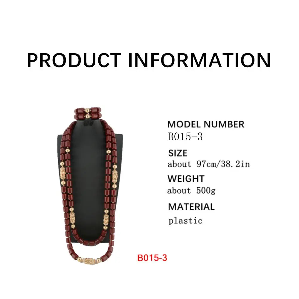 Latest African Wedding Resin Beads Fashion African Beads Jewelry Sets Hot Nigerian Wedding African Beads Jewelry Set