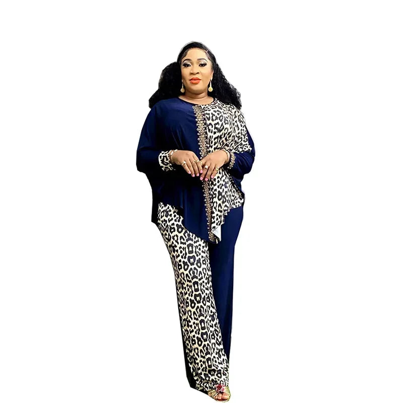 Women's Two Sets Dashiki African Dress