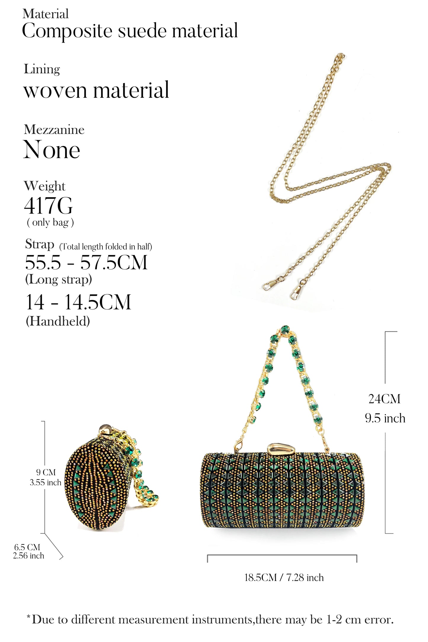 QSGFC Italian Fashion Banquet Shoes and Bags African Women's Hand Bags with Rhinestone Decoration and Women's High Heels