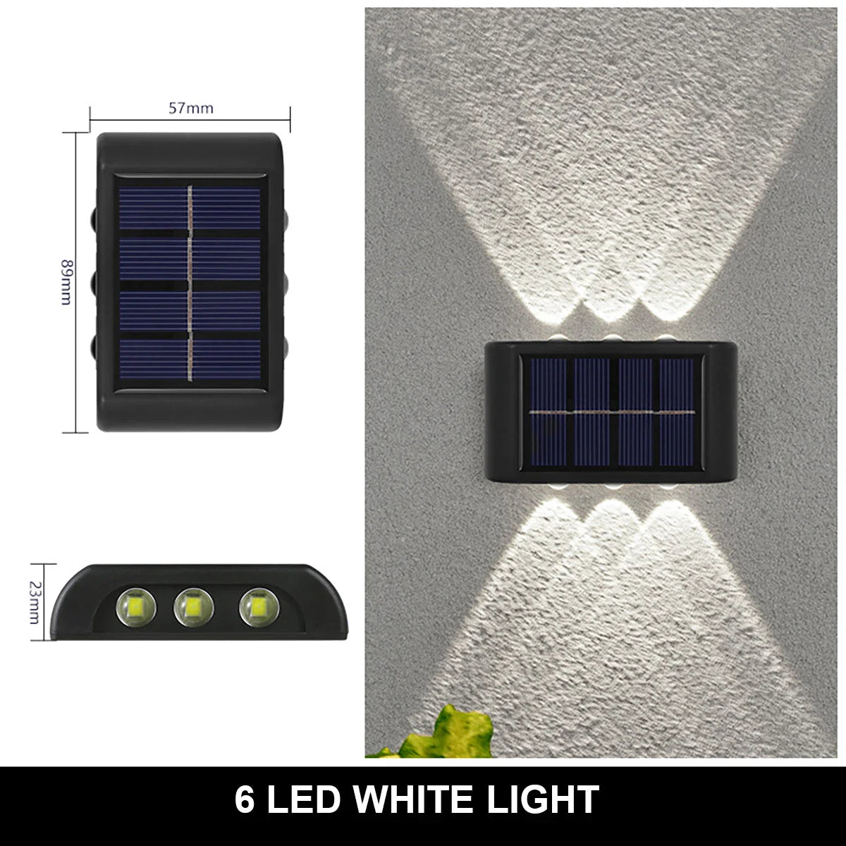 Solar LED Wall Lamp Outdoor Waterproof