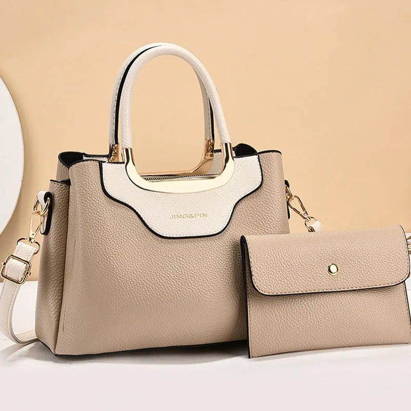 Luxury Designer Handbag 2025 - Women Leather Shoulder Bag Printed Monogram Crossbody