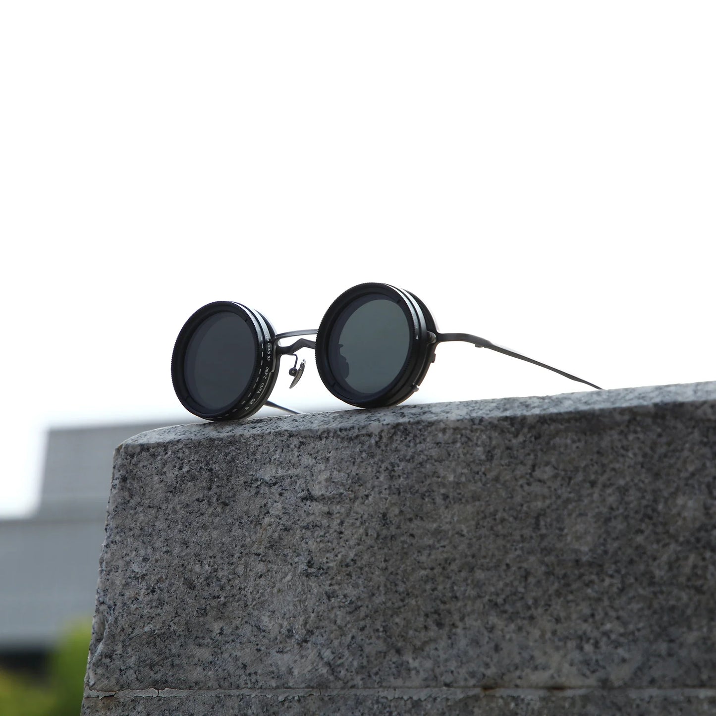 Customized  Magnetic Myopia  Clip on ND9 adjustable dimming sunglasses