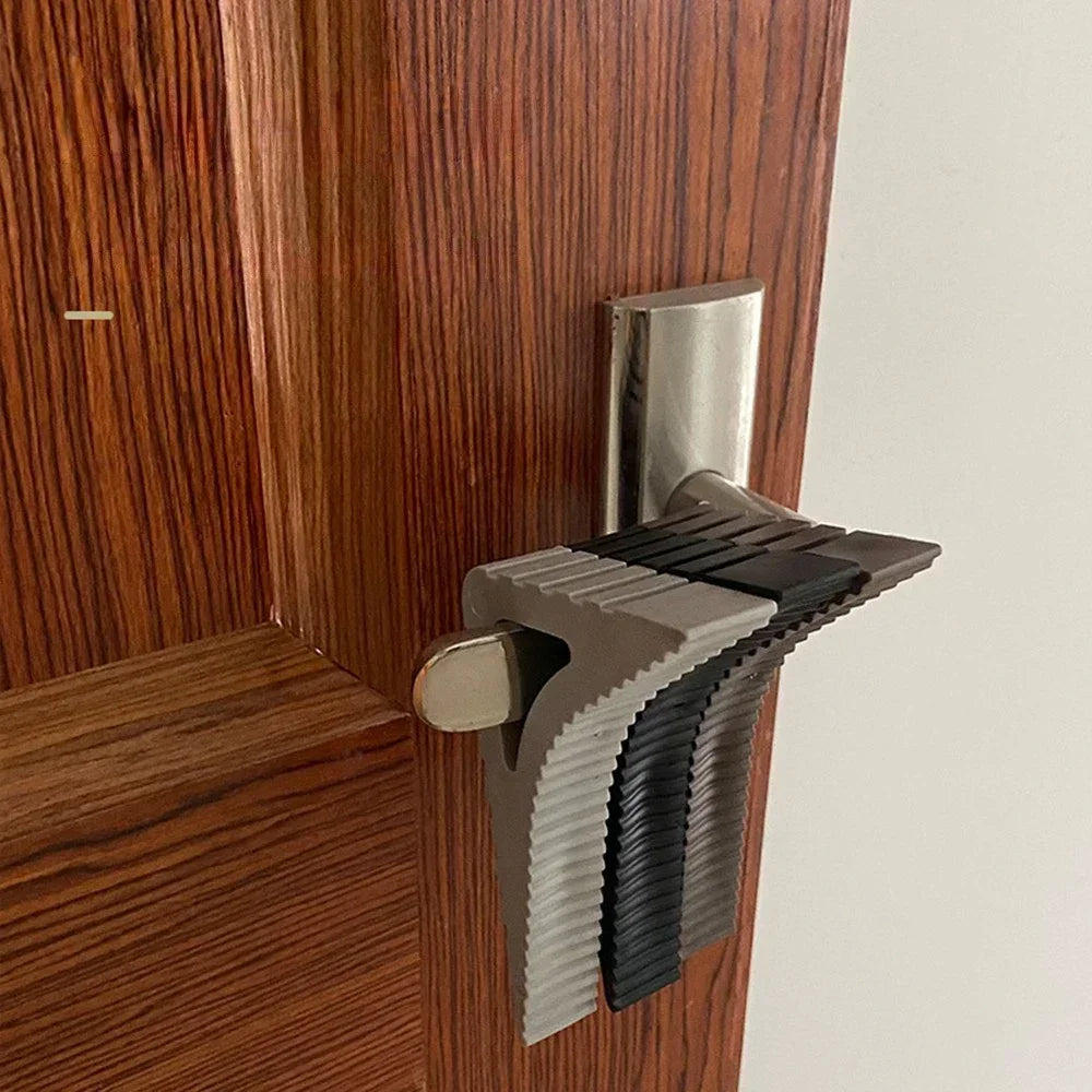 Stops Stopper Rubber Door Home Office Anti-collision Door Stopper Reusable Floor Block Door Wedge Doorstops Home Window Limiter