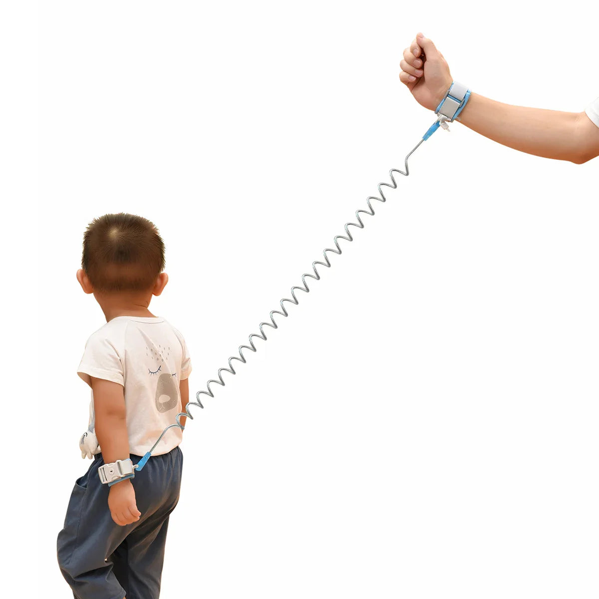 Children's loss prevention bracelet;Key lock with anti release rope;Children's anti loss traction rope when going out Spring rop
