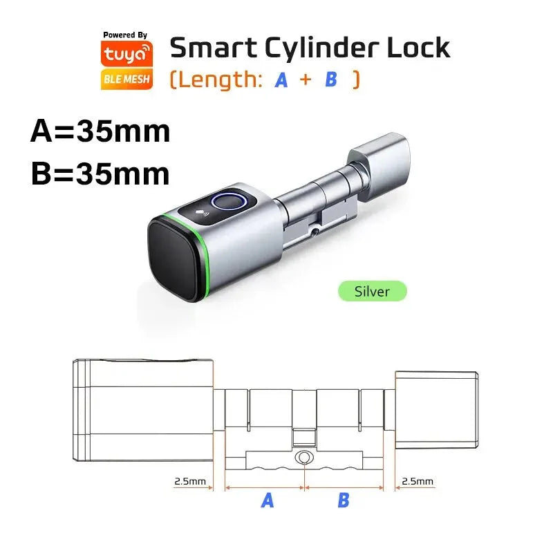Smart  Lock With Tuya Bluetooth Fingerprint 13.56mhz IC Card Include