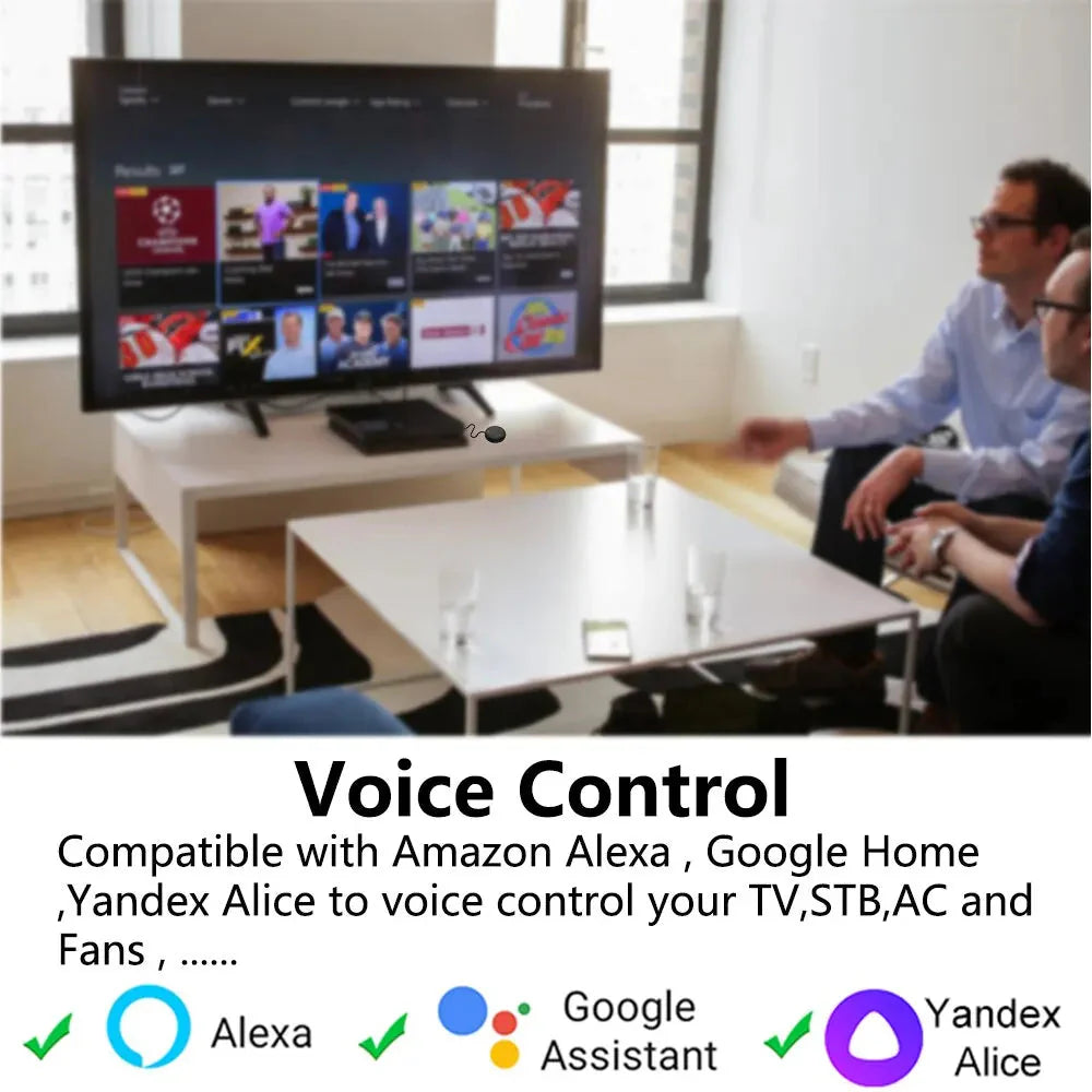 Smart Life APP Replace TV DVD AUD AC Remote Works with Alexa Google Home