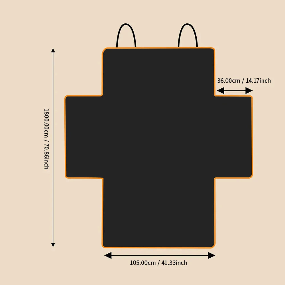 Waterproof Trunk Seat Cover for Back Cargo Area, Universal Fit