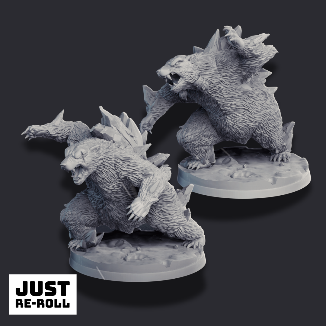 Polar Bears – 3D Printed Arctic Creature Miniatures