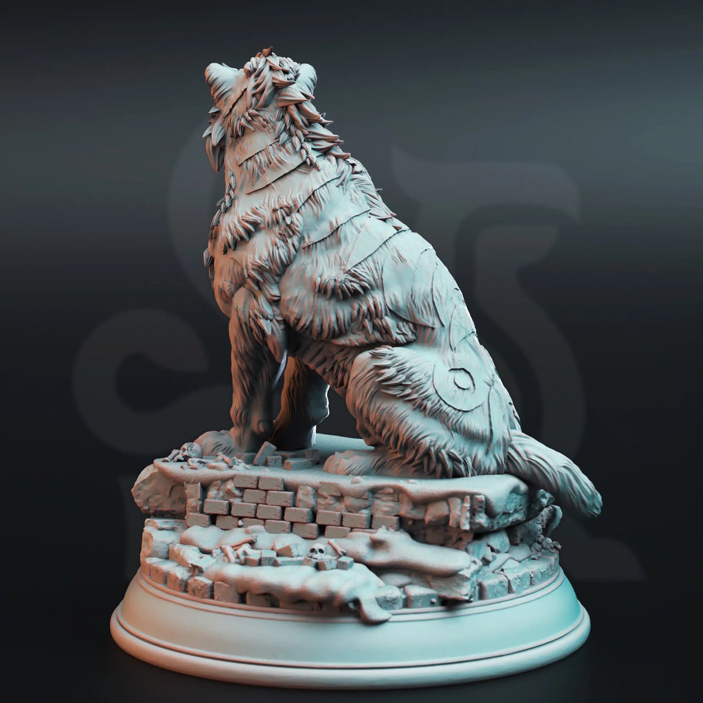 Sabka – Giant Sabertooth Tiger - 3D Monster Miniature