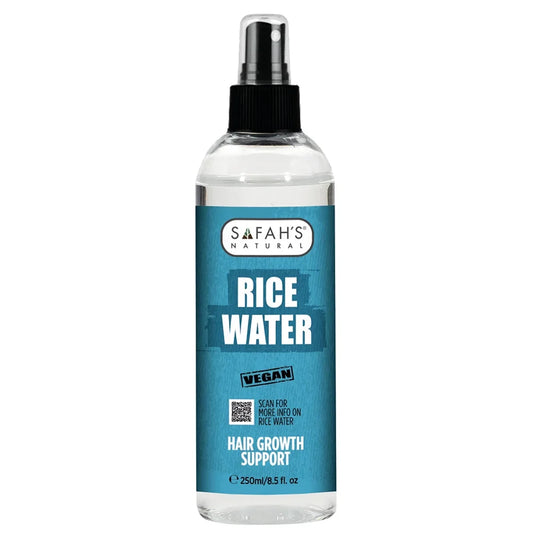 Safah's Natural Rice Water Hair Mask: Strengthens & Promotes Growth for All Hair Types 8.5 oz