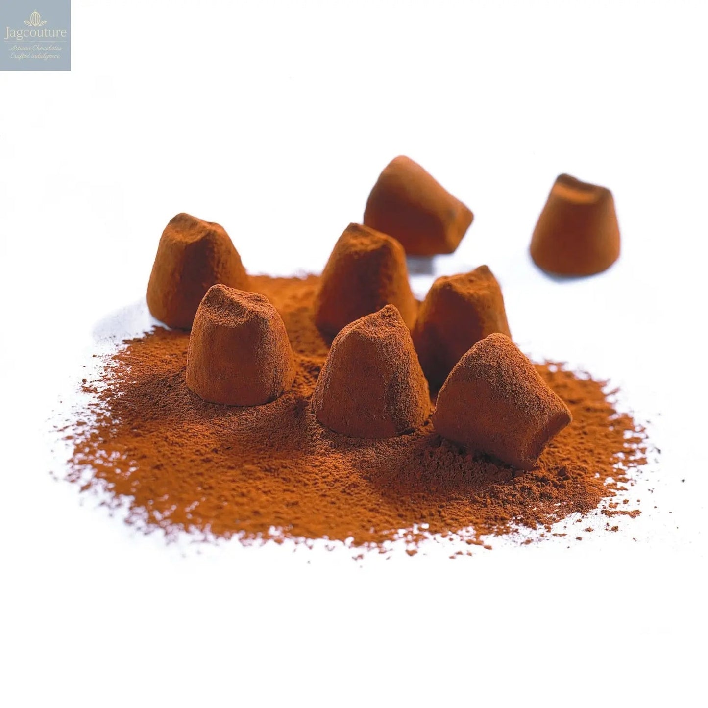 Salted butter caramel - cocoa dusted flavoured French truffles
