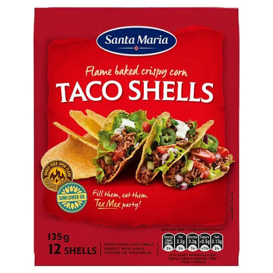 Santa Maria 12 Taco Shells 135g (Case of 6)