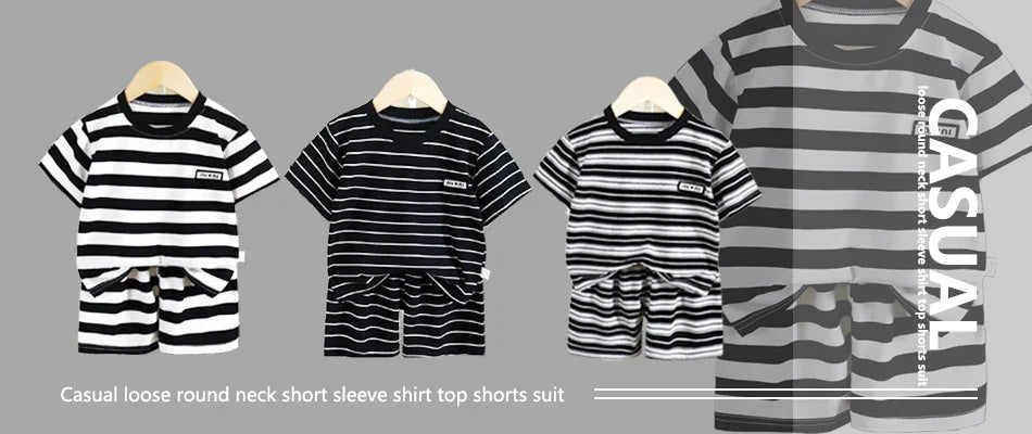 Korean version of childrens pajamas set silk satin long sleeve top+trousers two -piece male baby girl cartoon solid color set