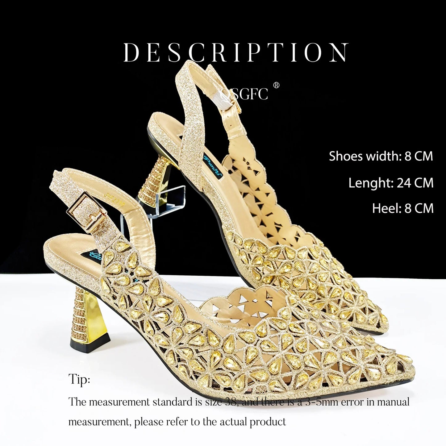 QSGFC New Shoes and Bags Matching Set 2024 Nigerian Women Heel Party for Women Fuchsia Colour Italian Design Wedding INS Design