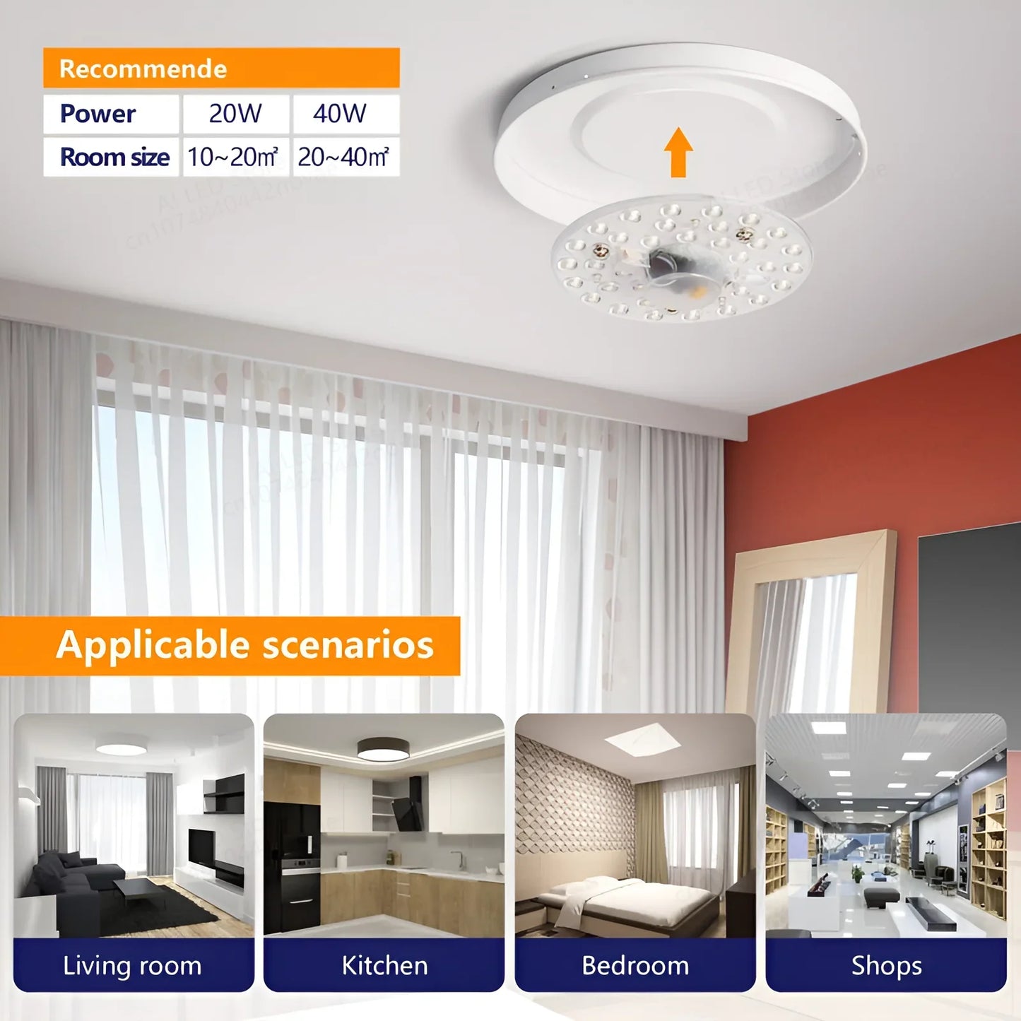 LED Ring PANEL Circle Light LED Round Ceiling board circular lamp