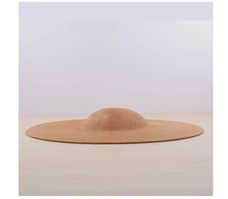 40CM Big Fascinators Base DIY Hair Accessories Hat Women Derby Wedding Headpiece Ladies Church Race Maillinery Cap Supplies