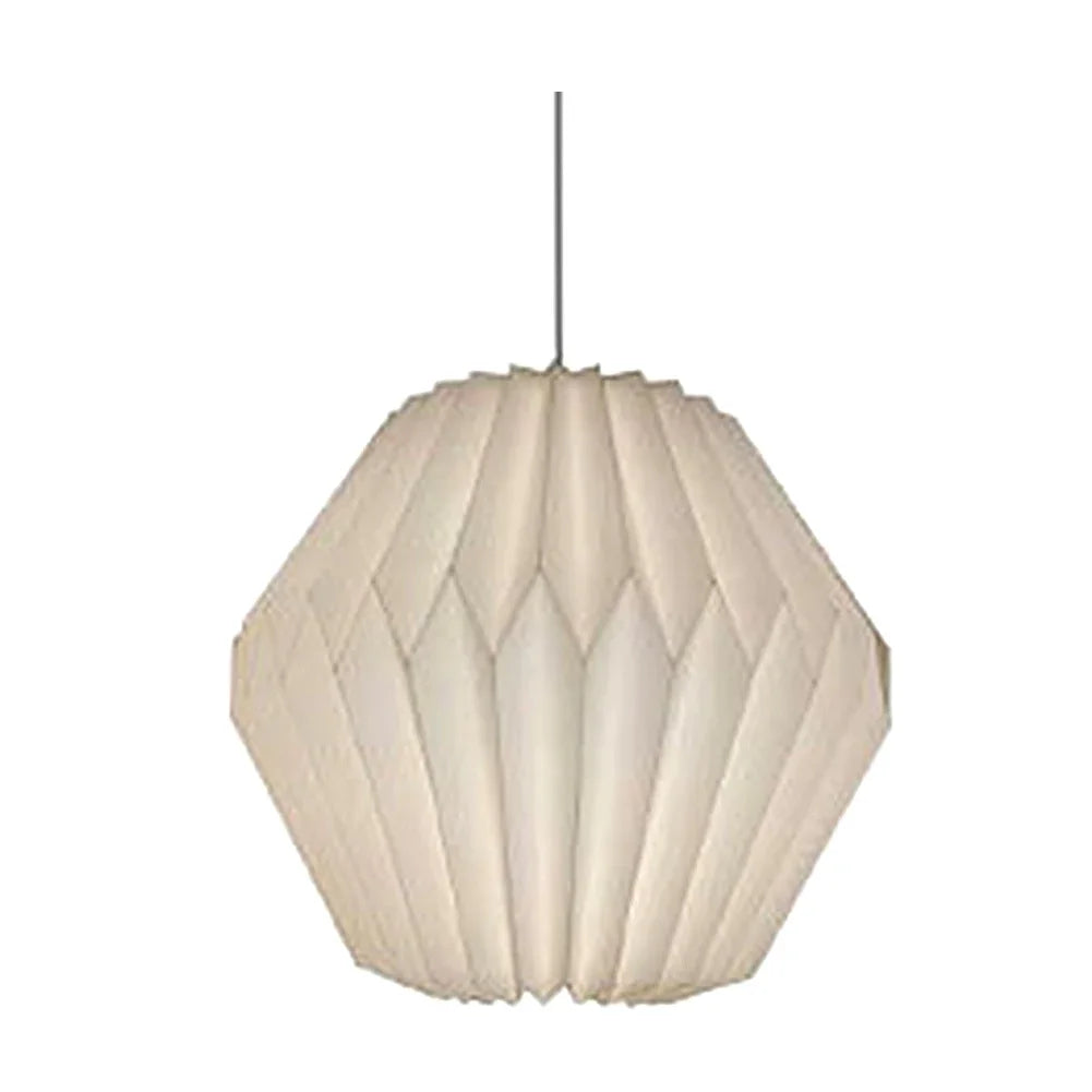 Nordic Creative Paper Origami Lantern Shade Foldable Hanging Pendant Light Art Decoration for Living Room Decor Ceiling Light