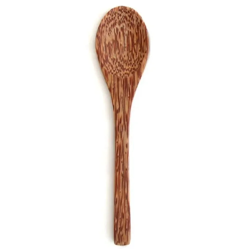 Natural Coconut Bowls And Wooden Spoon Sets Reusable Coconut Shell Bowls For Dessert Yogurt Fruit Salad Kitchen Tableware
