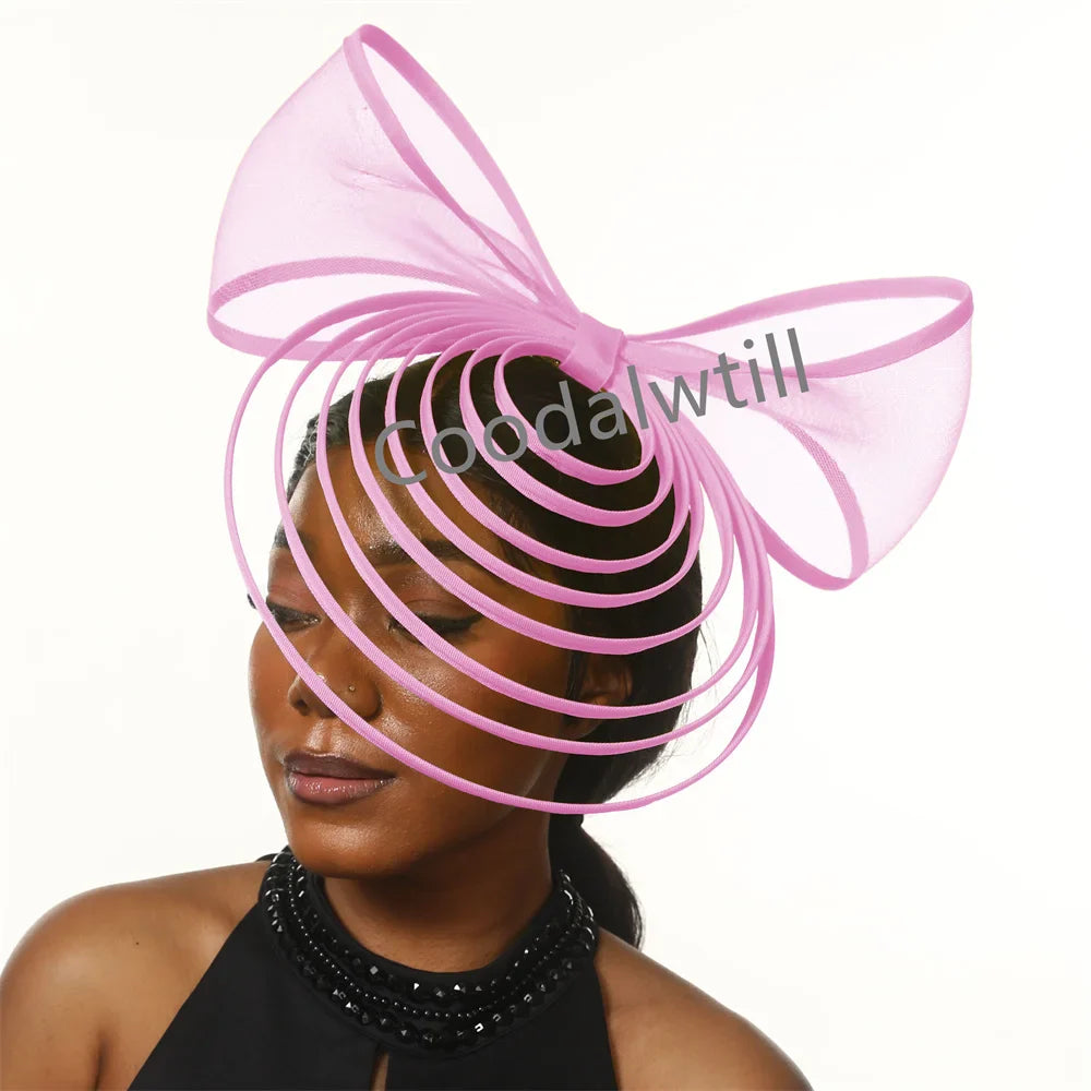 Fascinator Hat For Women Elegant Wedding Church Headpiece Ladies Chic Bow Fascinators Party Hats New Kentucky Derby Millinery
