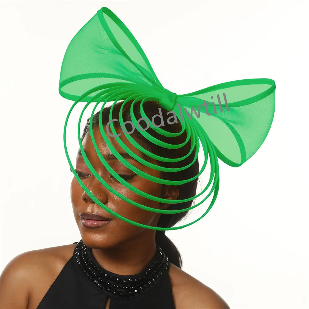 Fascinator Hat For Women Elegant Wedding Church Headpiece Ladies Chic Bow Fascinators Party Hats New Kentucky Derby Millinery