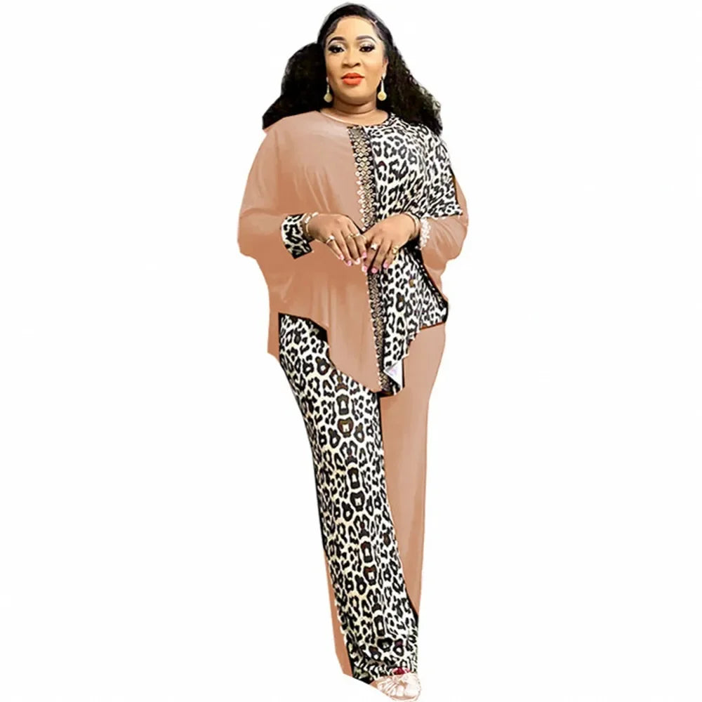 Women's Two Sets Dashiki African Dress