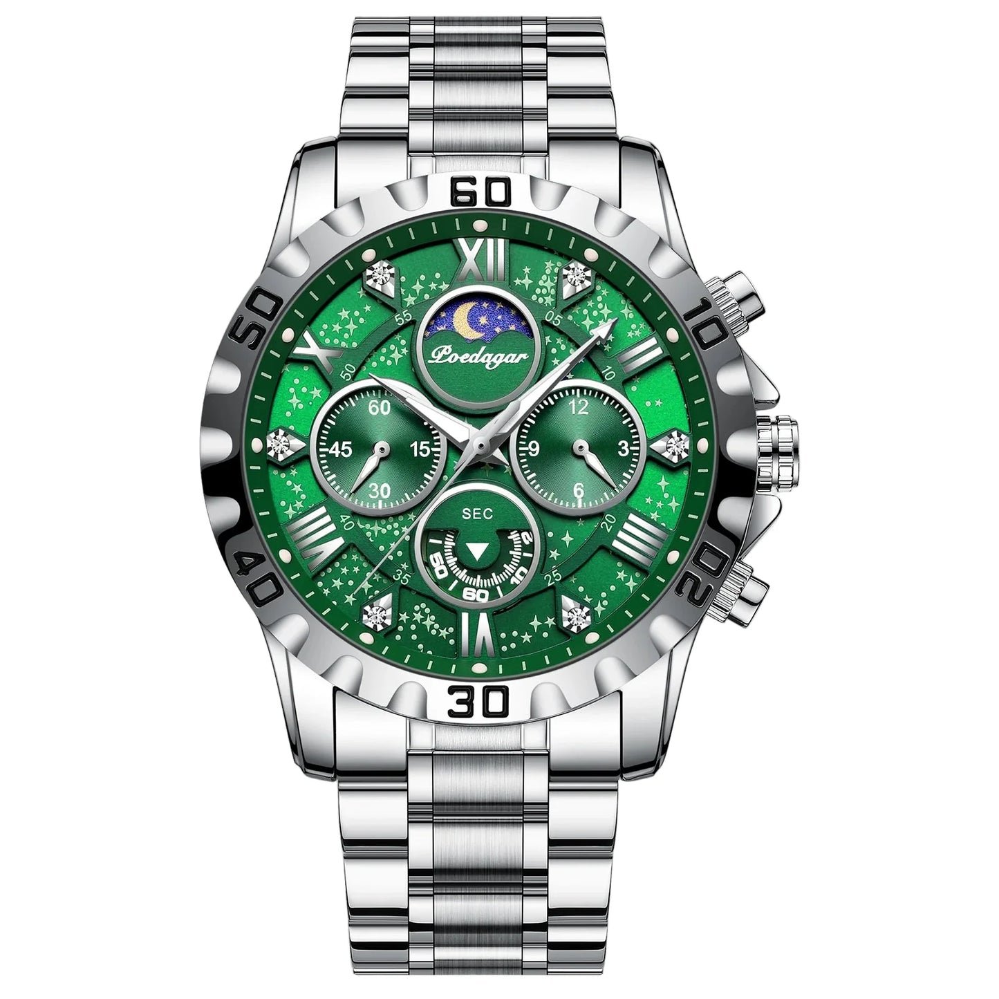 Luxury Watch for Man Quartz Sports Men Watch Waterproof Luminous Stainless Steel Chronograph Men's Watches Clock Reloj
