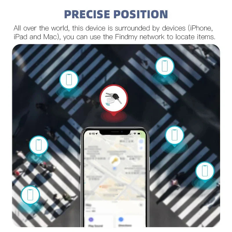 Bluetooth Mini Tracking Device for Apple Find My APP Smart Tag
