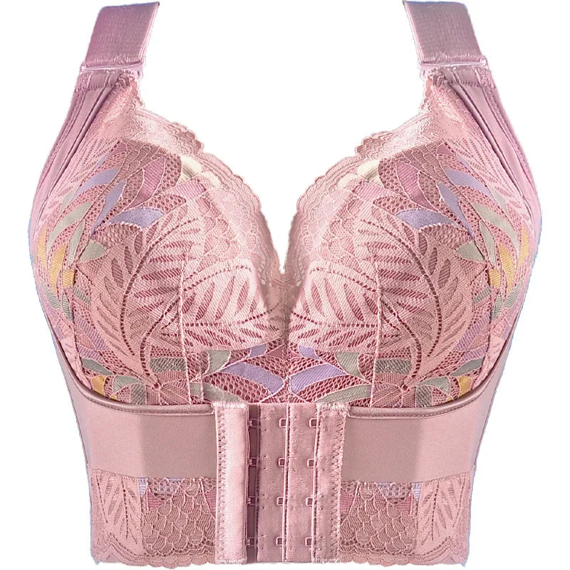 Push Up Padded Bras Voor Vrouwen Kant Beha Voeg Twee Beugel Beha Cup Plus Size Bras Voor Vrouwen Floral 32d Bra Womens Lingerie