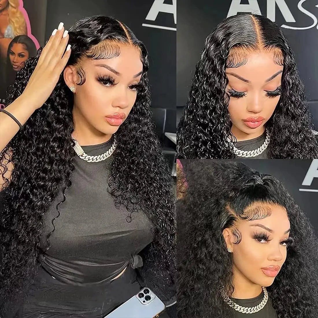 Wave Frontal 13x6 Hd Lace Wig Human Hair For Black Women Deep Wave Remy Human Hair Black Blonde Wig Loose Deep Preplucked